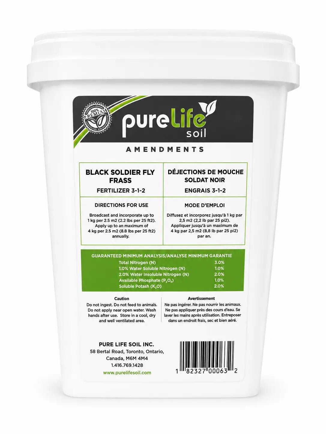 Black Soldier Fly Frass (Fertilizer 3 - 1 - 2) - Futurescape Landscaping