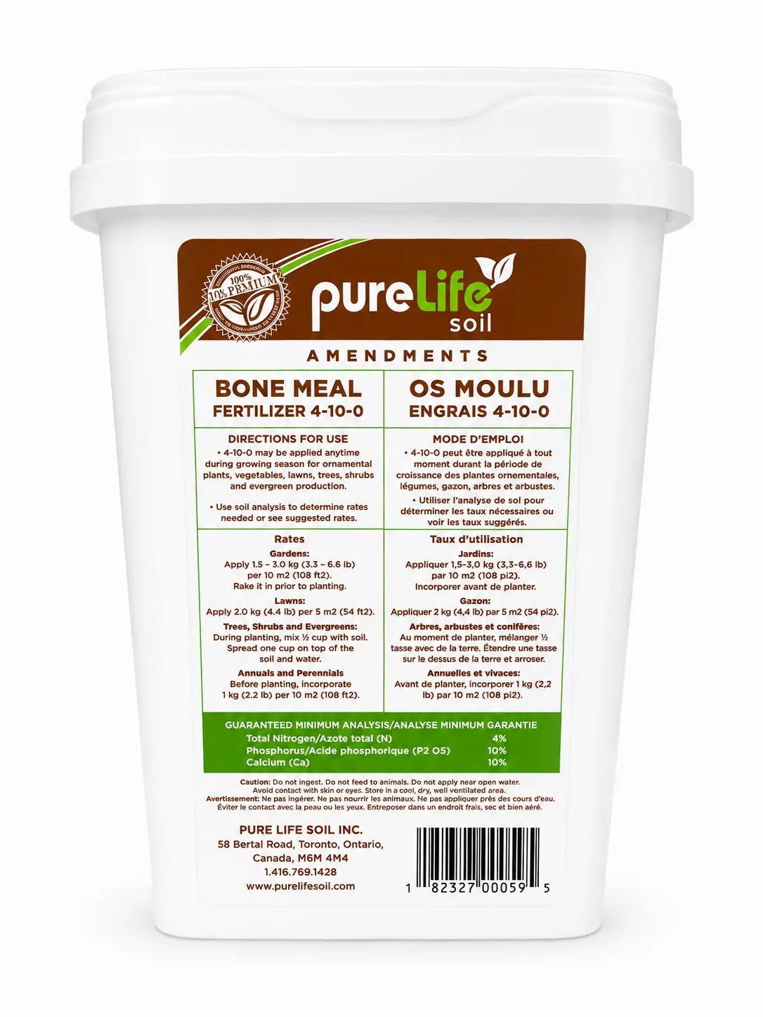 Bone Meal (Fertilizer 4 - 10 - 0) - Futurescape Landscaping