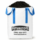 Earth Black Cedar Mulch in a totebag futurescape landscaping