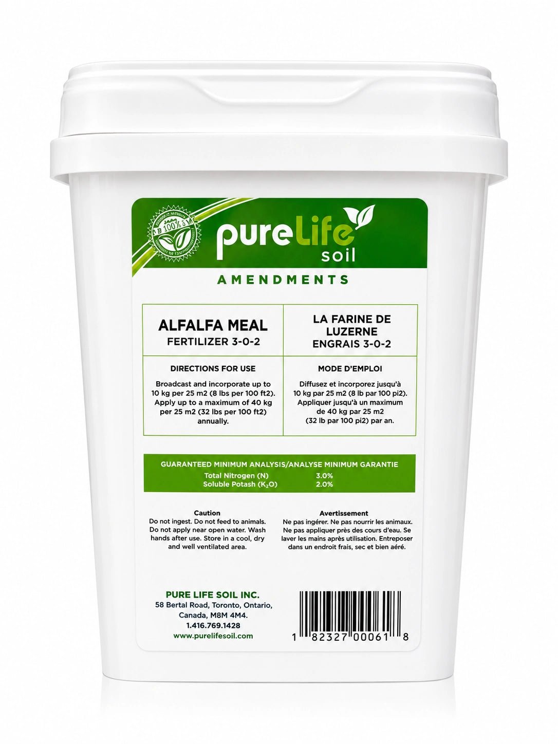 Alfalfa Meal (Fertilizer 3 - 0 - 2) - Futurescape Landscaping