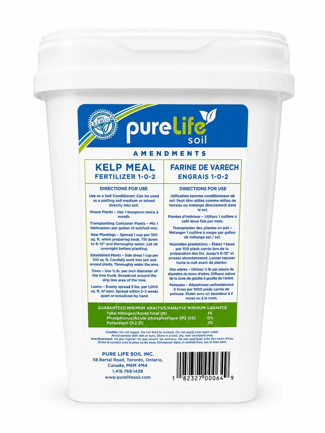 Kelp Meal (Fertilizer 1 - 0 - 2) - Futurescape Landscaping
