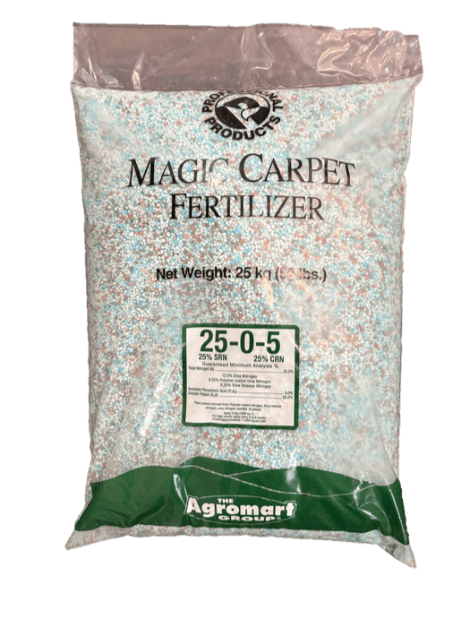 Magic Carpet Fertilizer 25 - 0 - 5 - Futurescape Landscaping