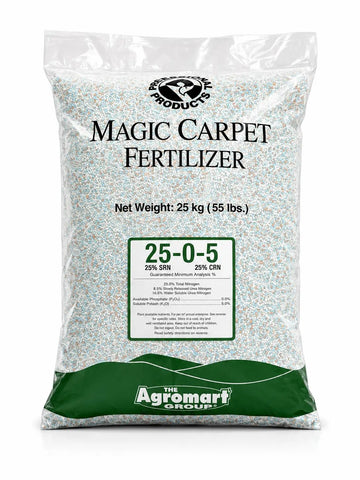 Magic Carpet Fertilizer 25 - 0 - 5 - Futurescape Landscaping