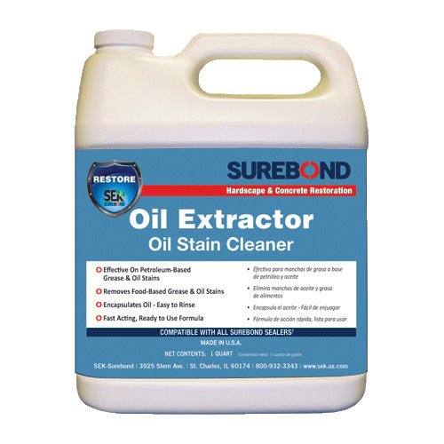 Oil Extractor - Oil Stain Cleaner (HP - SBOEQ - 12) (1 Quart) - Futurescape Landscaping