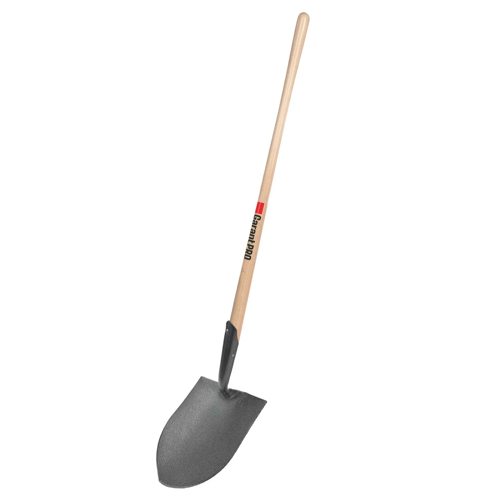 Round point shovel, long wood handle - 81187 - Futurescape Landscaping
