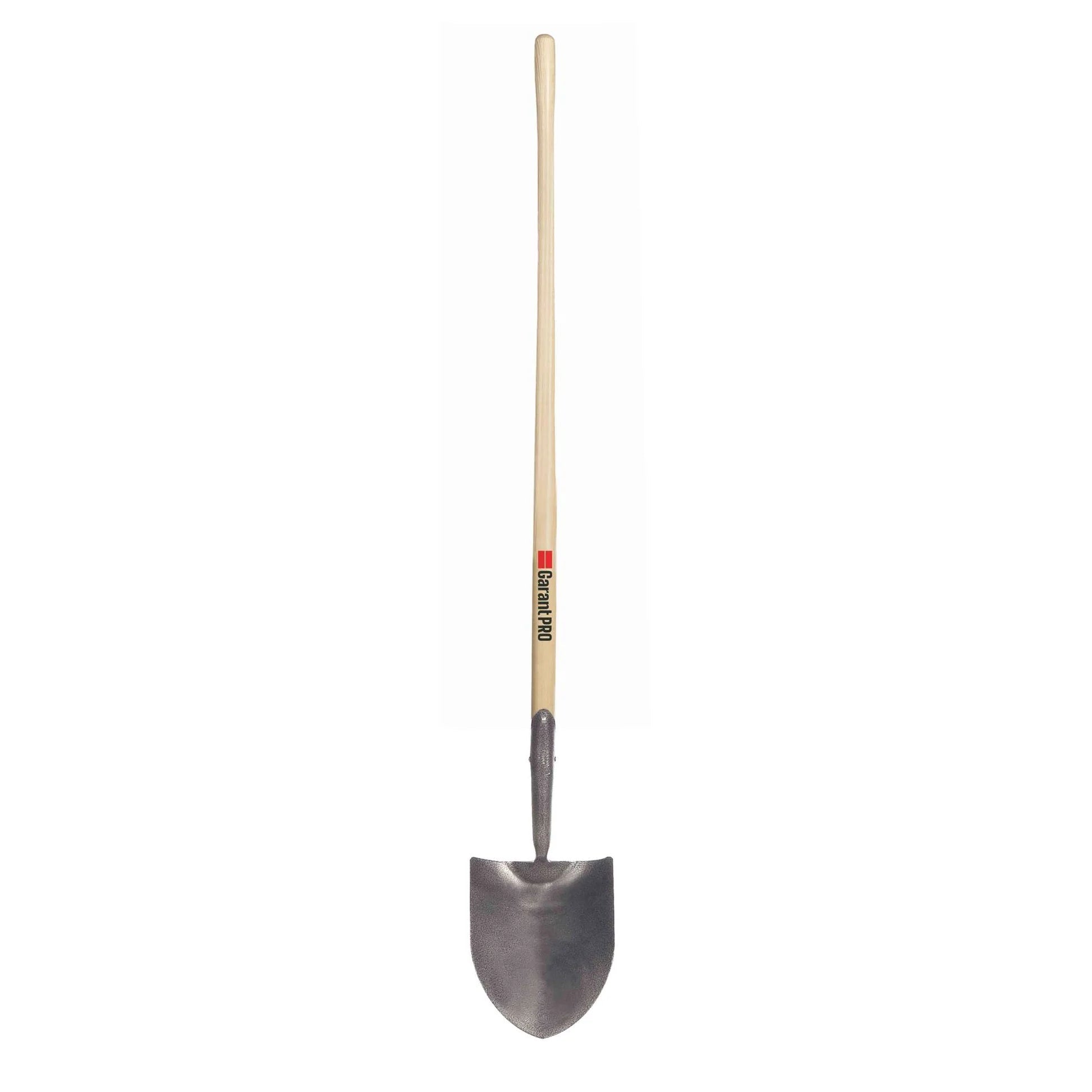 Round point shovel, long wood handle - 81187 - Futurescape Landscaping