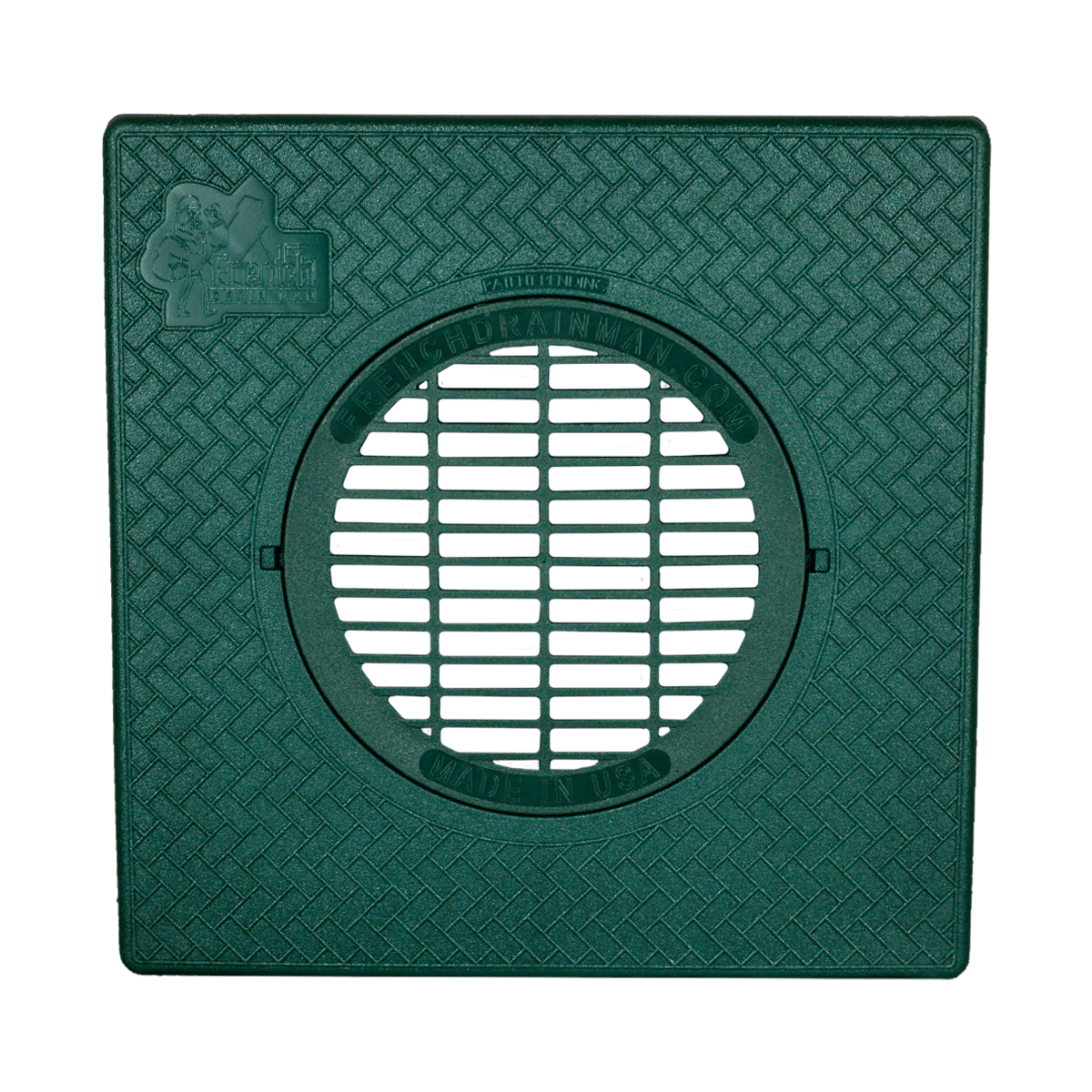 Turf Restrictor Plate & Drain Grate 12x12 Inch with 6 Inch Grate - Futurescape Landscaping